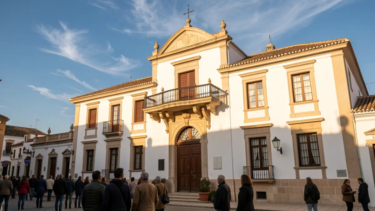 Fachada del Ayuntamiento de Chipiona.