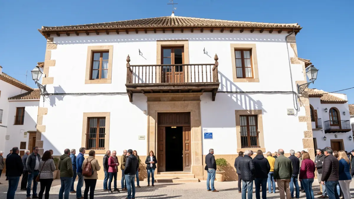 Facade of the Cúllar Vega Town Hall.