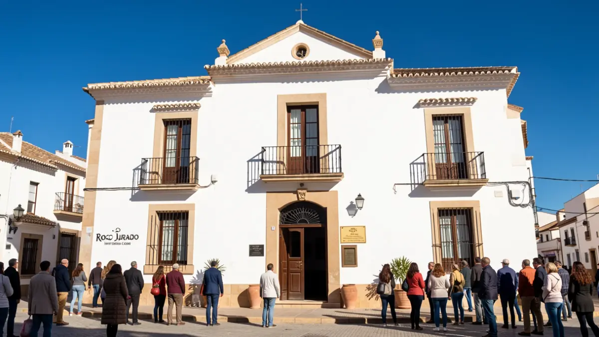 Fachada del Centro de Interpretación Rocío Jurado en Chipiona.
