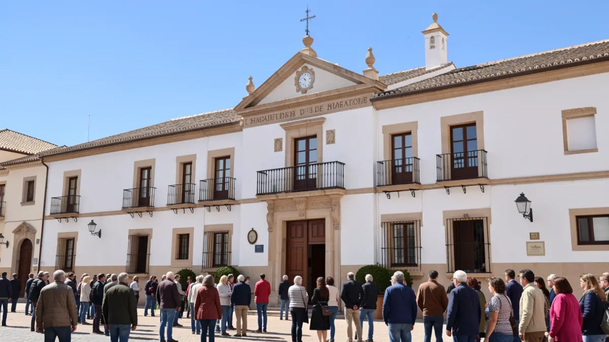 Fachada del Ayuntamiento de Alhaurín de la Torre.