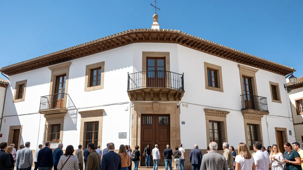 Fachada del Ayuntamiento de Hornachuelos.