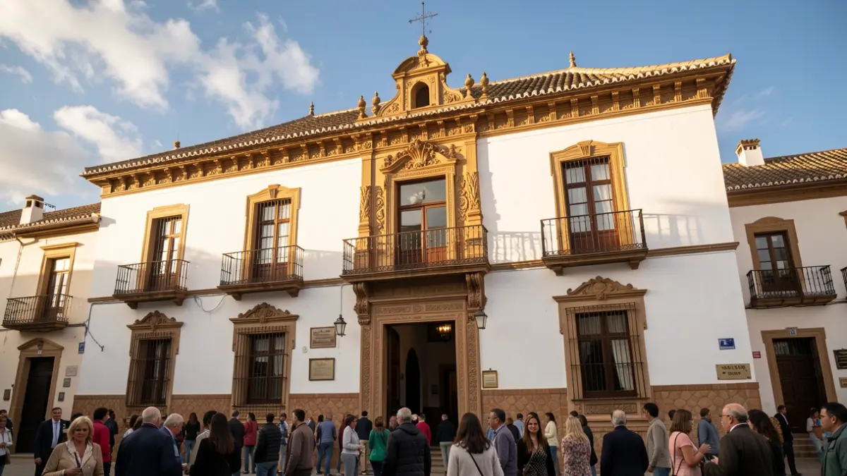 Facade of the Jerez de la Frontera City Hall.