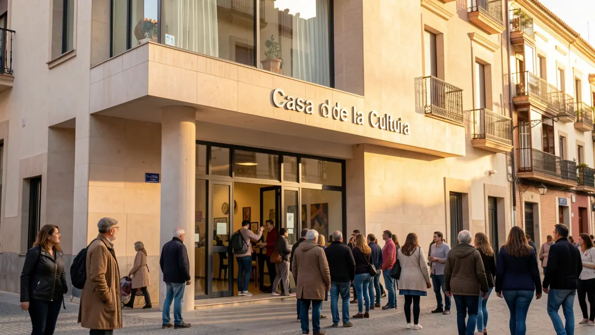 Fachada de la Casa de la Cultura de La Rambla, sede del festival THEATRUM.