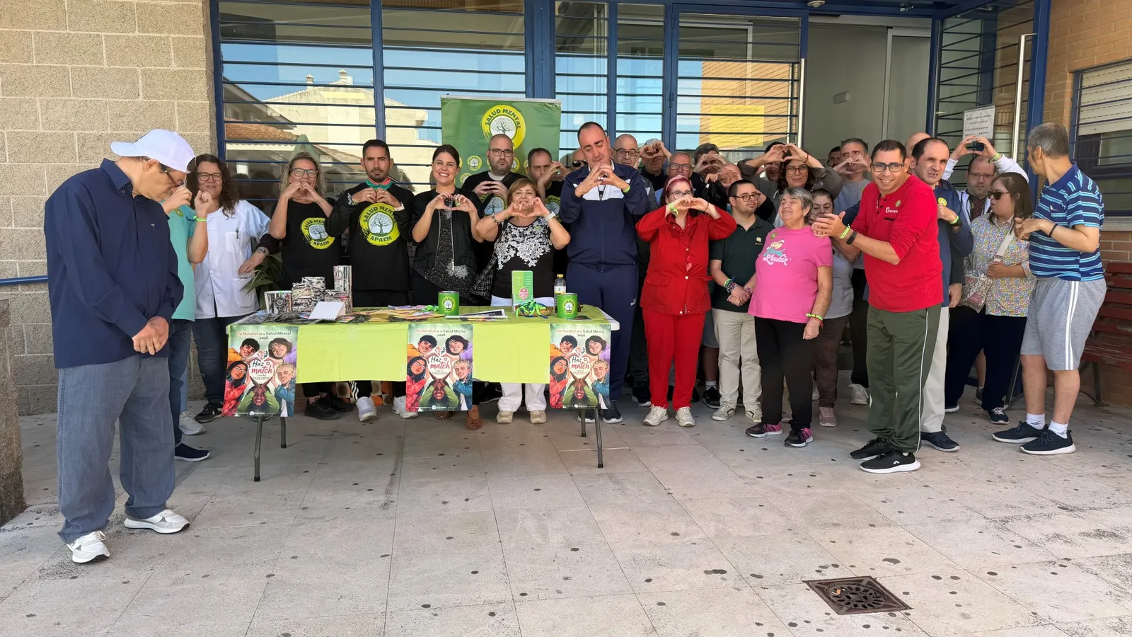 Manifiesto en Martos: "Haz match con tu salud mental" para jóvenes