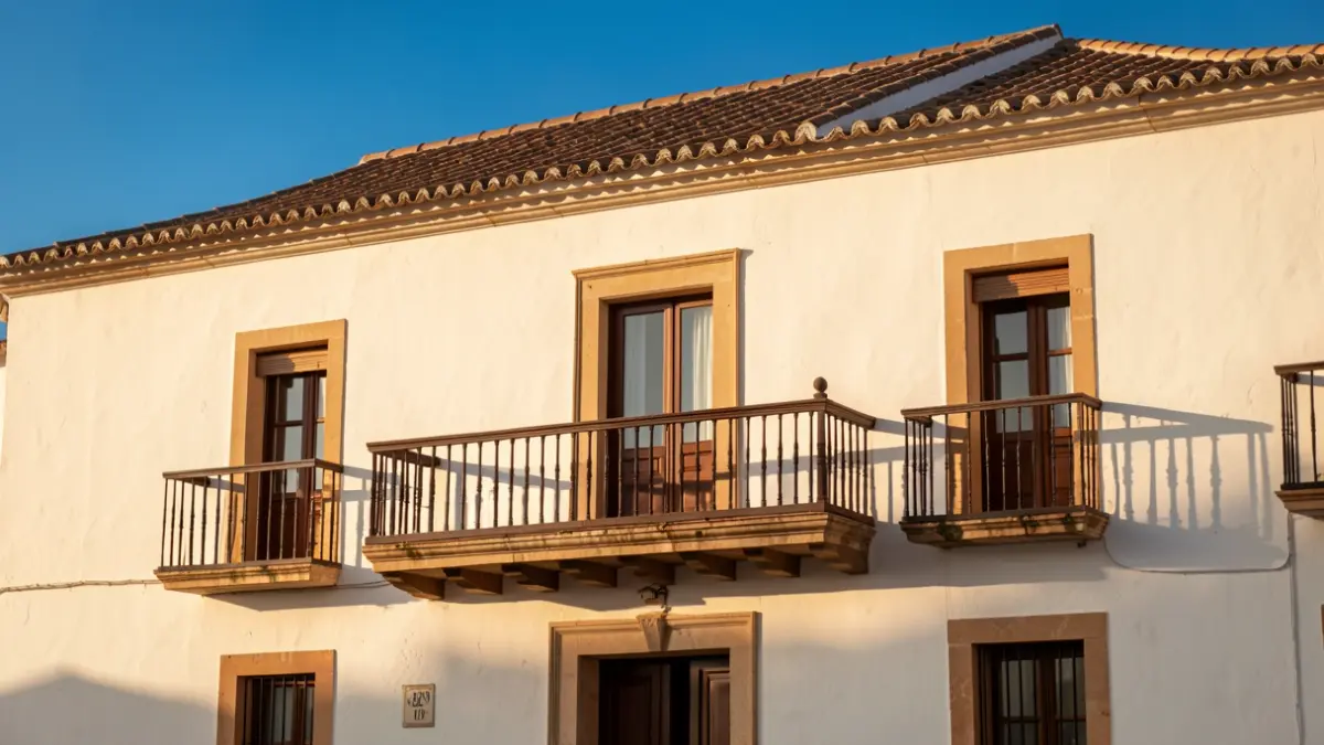 Fachada del Ayuntamiento de Ogíjares en un día soleado.