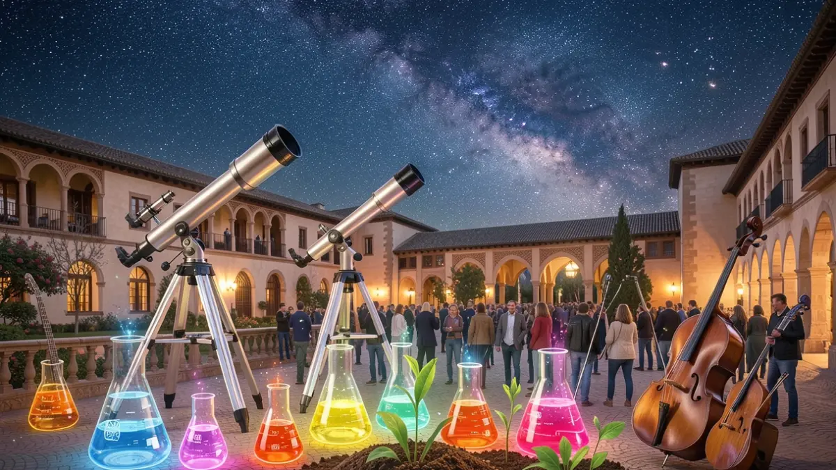 Imagen de la octava edición de 'Ciencia y Música bajo las Estrellas' en el Campus Alameda del Obispo, Córdoba.