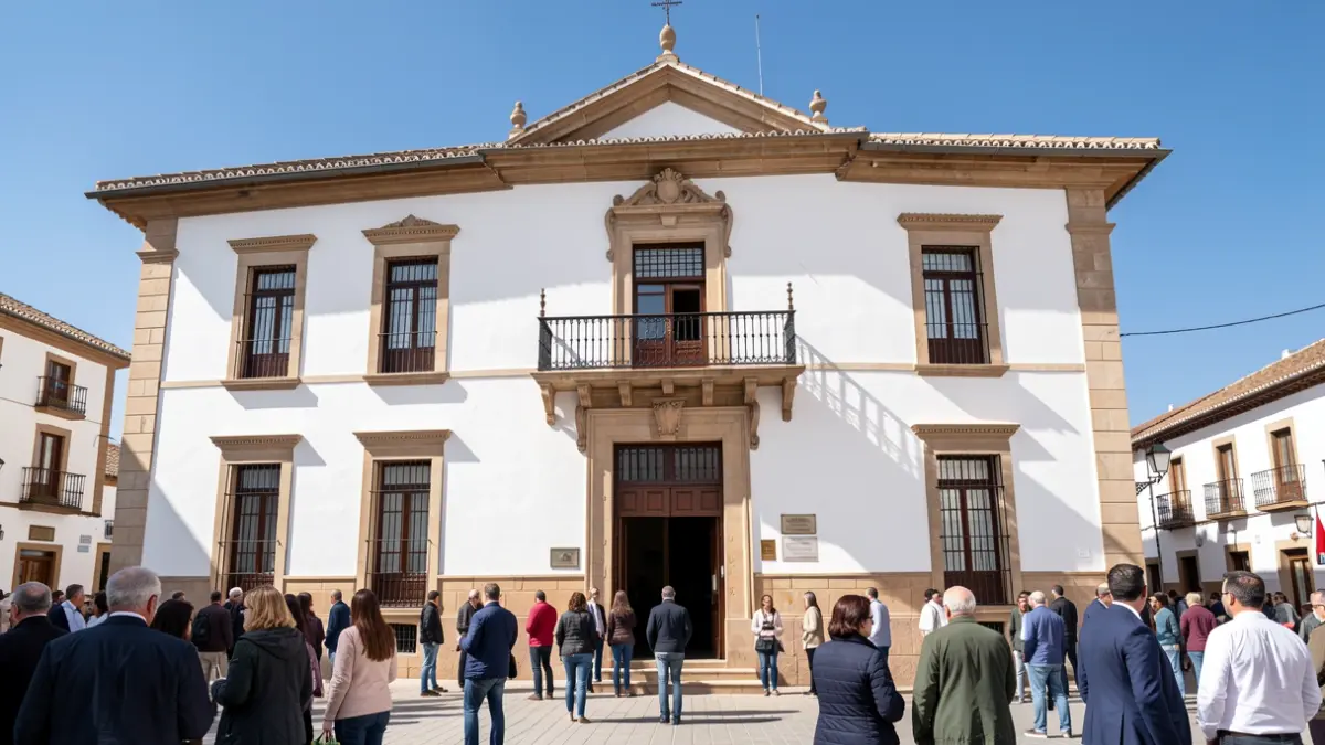 Fachada del Ayuntamiento de Rute.