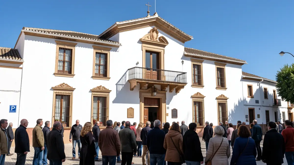 Fachada del Ayuntamiento de Ubrique.
